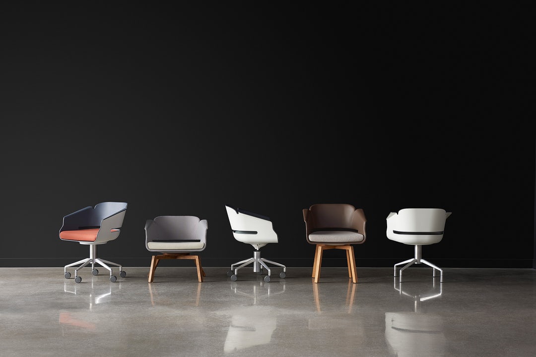 Allseating Lyss chair developed by Shea+Latone